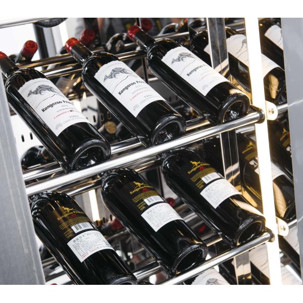 Горизонтальный холодильник вина системы вентиляторной системы охлаждения охладителя компрессора охладителя бутылки вина