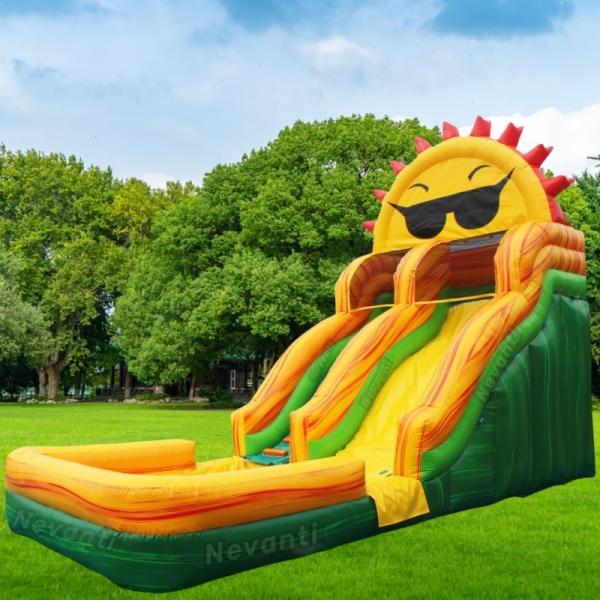 Custom Color Air Filled Inflatable Slide Perfect for Summer Fun and Family Fun