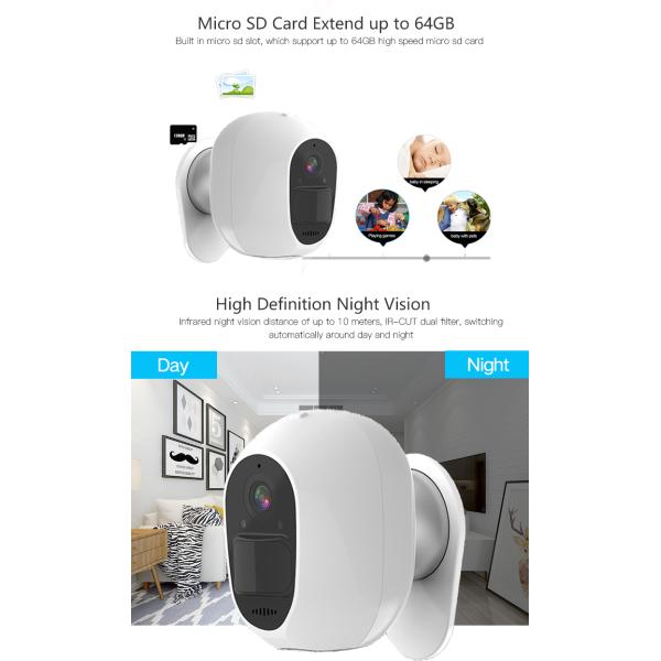 Мини солнечная камера 4G IP построенная в SIM-карте поддержки 4G батареи 6400mA