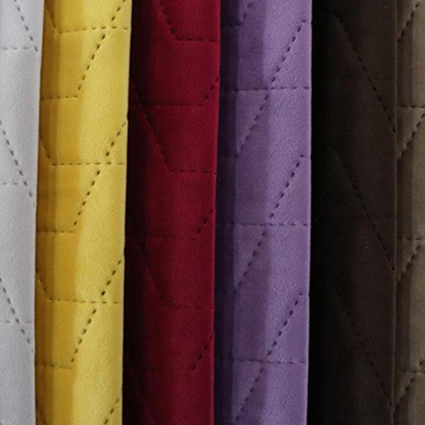 100% Polyester Luxury Sofa Fabric Knitted Waterproof With Embroidered Pattern