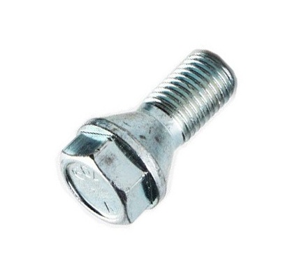 Durable Short Head Bolts Zink Plated , VW / AUDI Wheel Spacer Adapter Accessories