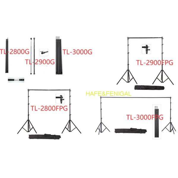 2800mm Four-Section Aluminum Alloy Light Stand, Adjustable, Portable And Durable
