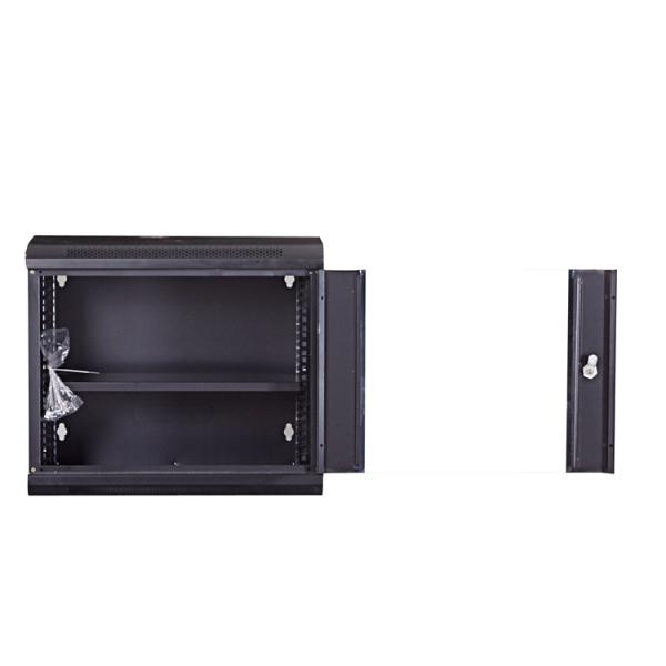 9U Wall Mount Cabinet 19 Inches Toughened Glass Door or Mesh Door 530*400*450 ISO9001 2000 OEM