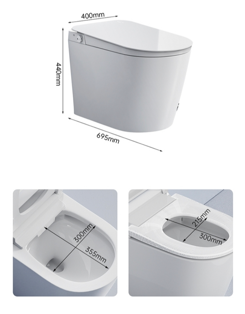 OEM Sanitary Bathroom Products Non Electric Smart Intelligent Water Closet Toilet