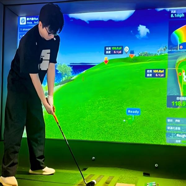 Hot-Selling Indoor Golf Simulator Virtual Golf Game For Entertainment Amusement Park