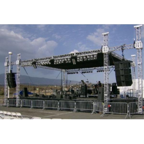 Structure de treillis en aluminium carré à montage rapide pour éclairage, treillis en alliage d'aluminium pour intérieur/extérieur