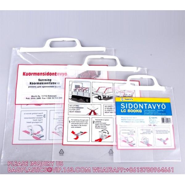 Handle Disposable Bags, Disposable Handle Bags, Sock Hanger Bags, Shopper, Handybags, Hard Handle Plastic Package