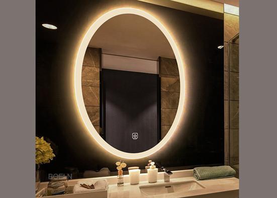 Modern Smart LED Bathroom Mirror Waterproof For Bathroom / Decoration