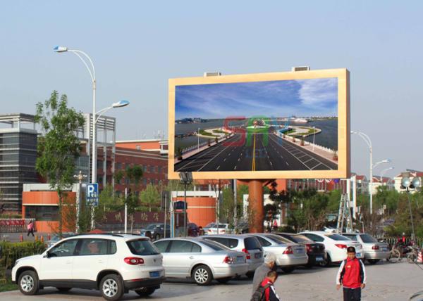 Large Outdoor LED Advertising Screens For Shopping Mall , Digital P16 LED display