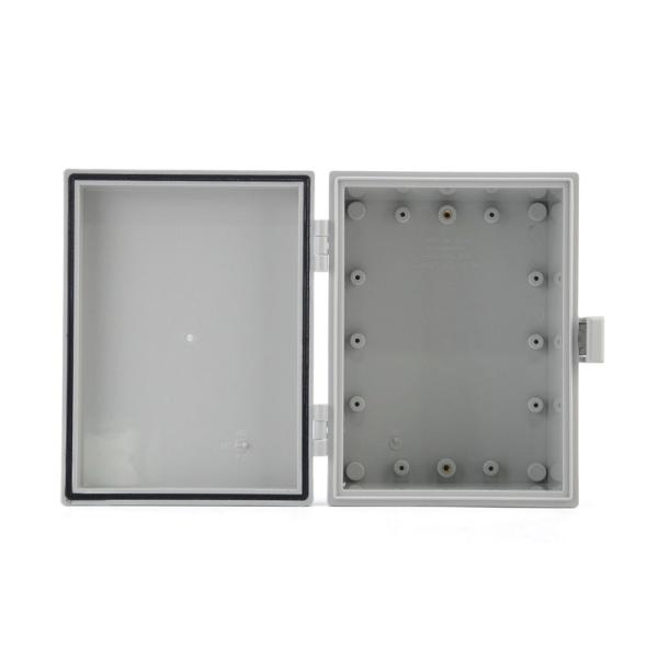 200*150*100 ABS PC plastic waterproof hinge electrical junction box with lock