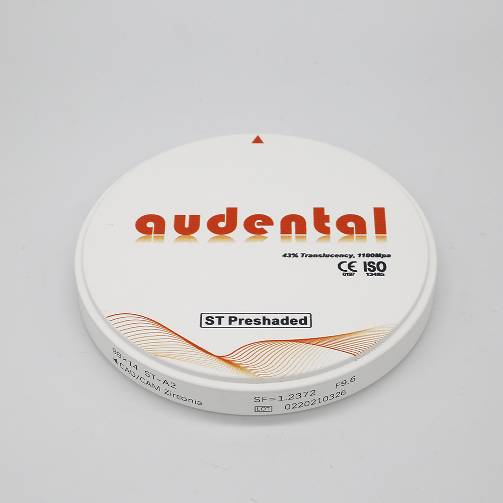 Pre Shaded Vita Zirconia Dental CAD CAM Disc ST Super Translucency