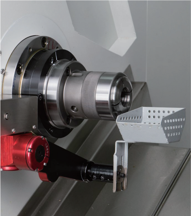 High Efficiency Gang Tool CNC Lathe H130 Processing of Small Components Turn-mill CNC Lathe