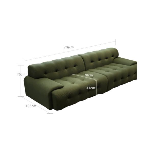 Contemporary Living Room Furniture Modern Wooden Sofas with Sponge Fill Material