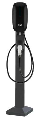 22KW Wall Mount AC DC EV Charger with 2.8 LCD Touch Screen and -30℃~55℃ Temperature Range