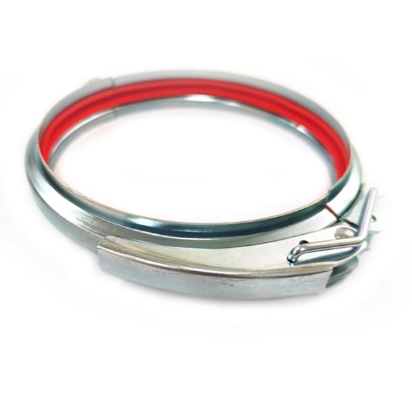 Струбцина трубы штуцеров трубопровода 150mm гальванизированная с ручкой и набивкой