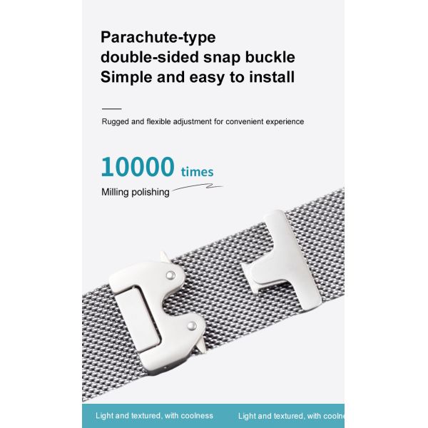 Soft, Skin-friendly Stainless Steel Watch Band