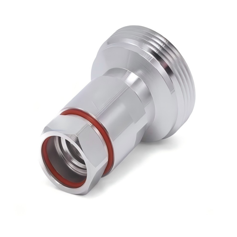 N Female To Female Bulkhead Adapter Nickel Plated Brass With A Waterproof Sealing Ring