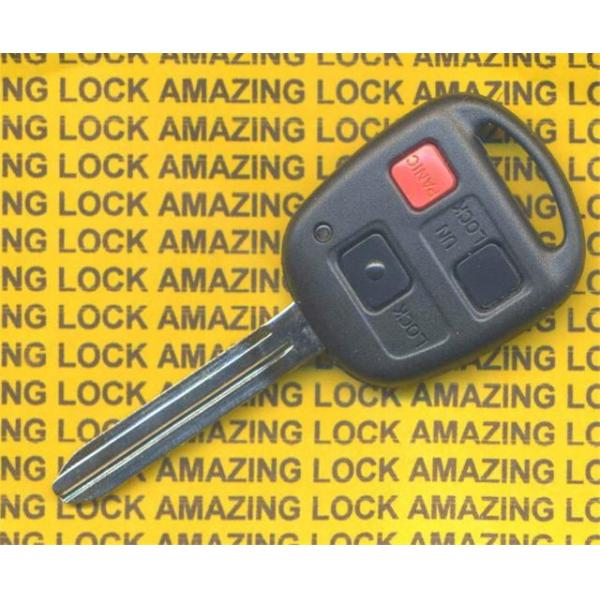 toyota replacement auto remote control keys with high rigidity