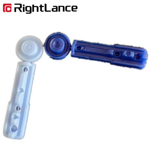 Blue 25G 0.50mm Twist Lancet To Check Blood Sugar Disposable Lancet Needle