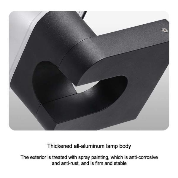 Durable y impermeable 3000-6500K Temperatura de color LED luz solar de pared para lámpara de jardín IP65