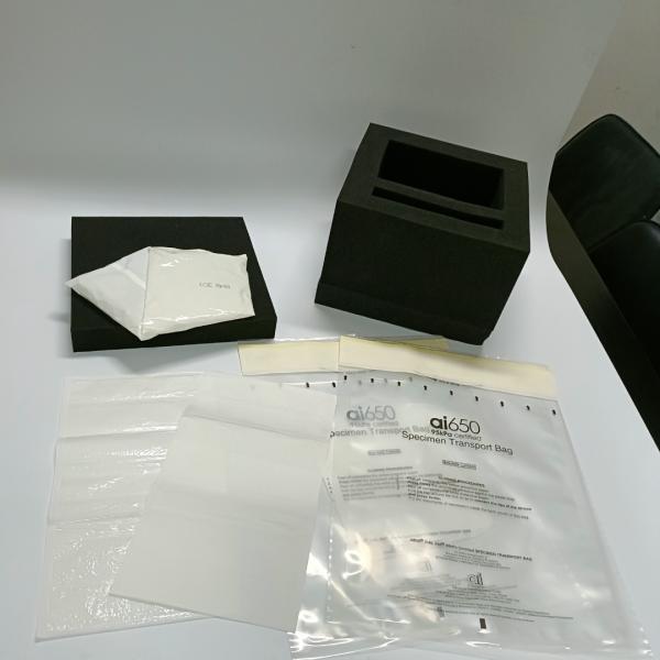 Пластиковые биологические сумки образца биохазард лаборатории 95кпа с карманом