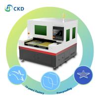 Máquina de corte de vidro a laser de velocidade ajustável de precisão com fonte de laser de divisão