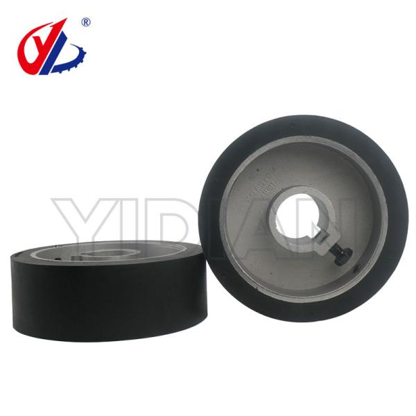 140*35*50mm Black Rubber Feeding Roller For Woodworking Two Sided Planer Machine