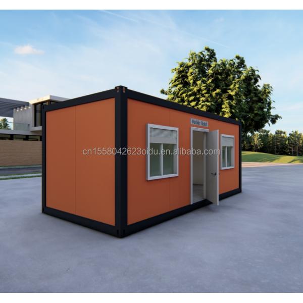 Affordable 20ft/40ft Wall 50/75/100mm Wave Sandwich Panel Prefabricated Container Room for Modern Family Residence