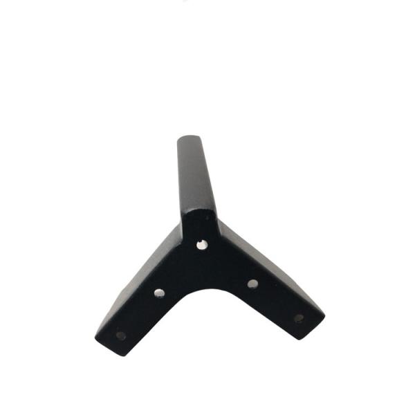 Black Painting Metal Sofa Legs 120mm Height Strong Load - Bearing Capacity
