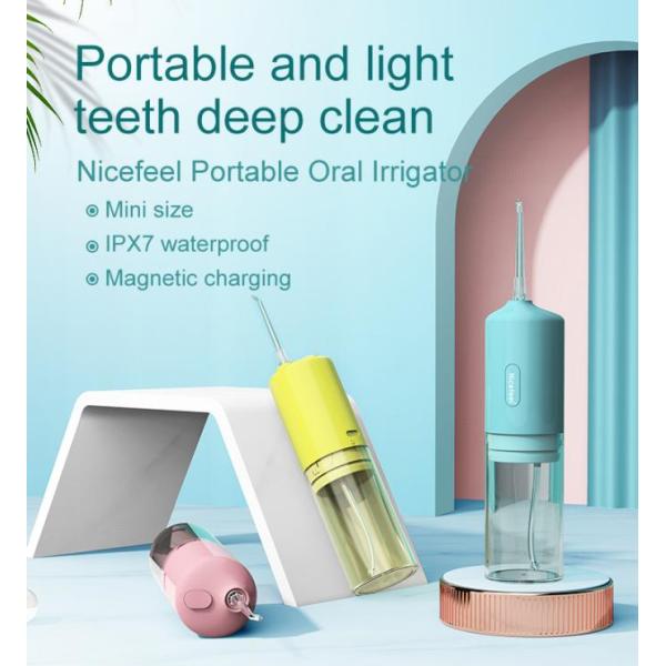 IPX7 Colorful Electric Oral Irrigator 160ml ABS Water Dental Flosser