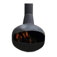 Construction en acier au carbone Poêle à bois avec monture nécessaire cheminée suspendue