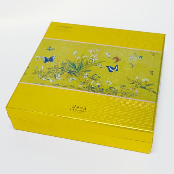 4C Offset Printing 0.5kg Moon Cake Food Grade Cardboard Boxes
