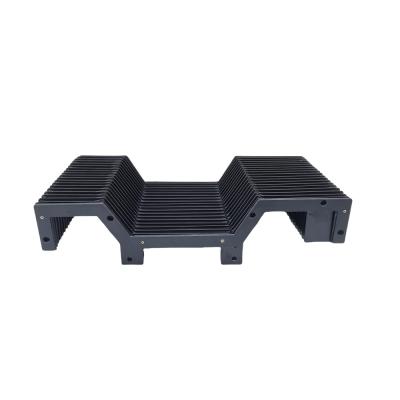 Waterproof CNC Machine Telescopic Cover Stainless Steel Bellows Way Covers