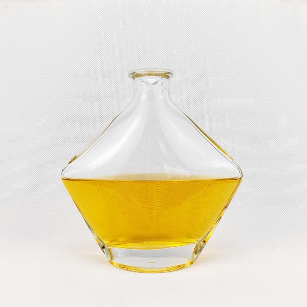 Fota de vidro de 750 ml simples e elegante para brandy feita de corpo de vidro ecológico