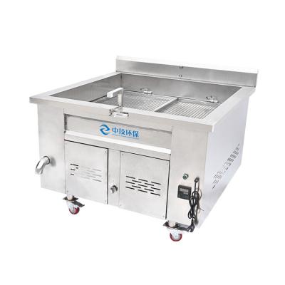 Máquina de Fritura de Chips de Alimentos a Gás 100L Máquina de Fritura a Gás de Capacidade de Óleo