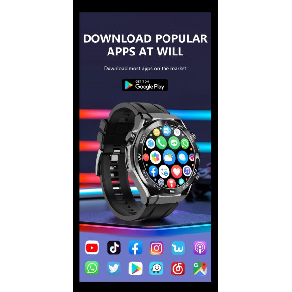 Eraysun 4G Smartwatch 1.508