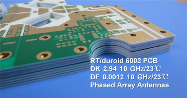 carte dégrossi sans plomb de double de l'UL 94-V0 de carte PCB de la carte PCB 79x21mm HASL de 20mil Rogers 6002