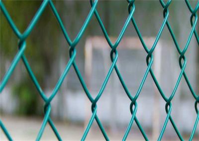 Diamond Hole 2.5mm Green Plastic Coated Chain Link Fencing