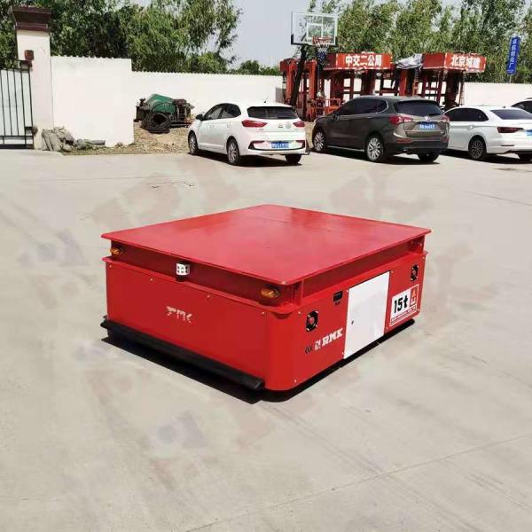 15 Tons Steerable Trackless Transfer Car For Material Handling