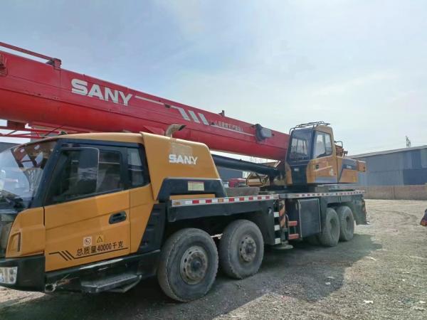 STC500S usou Crane Sany 83km/H de 50 toneladas para operações de levantamento pesadas