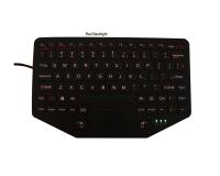 El USB PS/2 Fn cierra el teclado rugoso industrial del vehículo