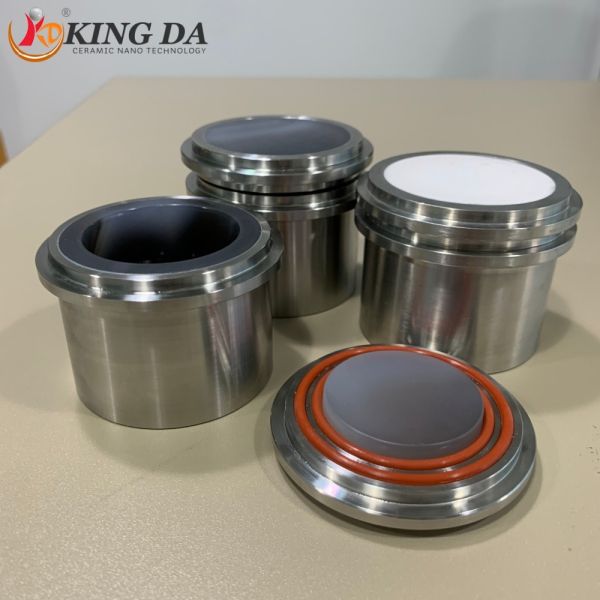 50ml Volume Zirconia Ceramic Lab Grinding Jar Compatible with Retsch PM Series for Industrial Ceramic