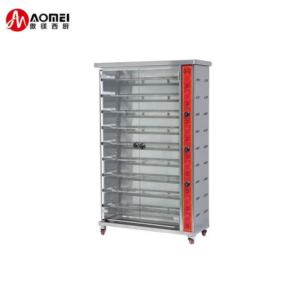1180x490x710mm Stainless Steel Electric Chicken Rotisseries Gas Oven for Grilling