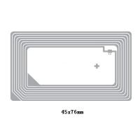 85.5*54mm HF RFID Inlay PET Matériau 13,56MHZ Fréquence Antenne gravée