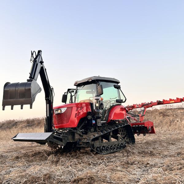 Multipurpose 120HP Crawler Tractor Cultivator Rubber Track Crawler Tractor For Sale