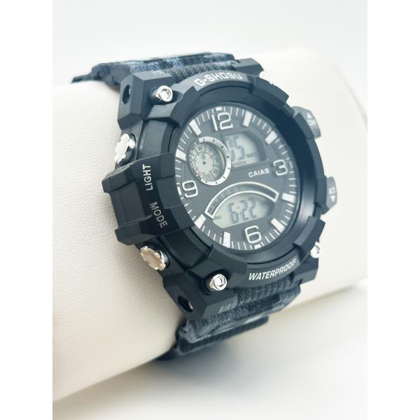 Прочные силиконовые мужские часы с устойчивыми к слезам цифровыми наручными часами