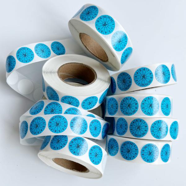 Waterproof Vinyl Fire Extinguisher Stickers , Packaging Custom Label Stickers