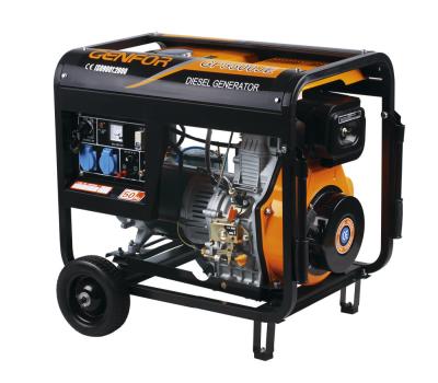 5KW Preheatin System Open Diesel Generator Air Cooled High Efficiency