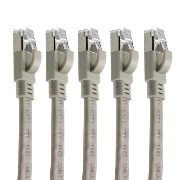 CAT6 Câble Ethernet FTP plat protégé par un écran sans démarrage