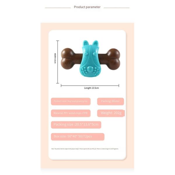 Juguete duradero para mascotas Juguete para masticar para limpiar los dientes